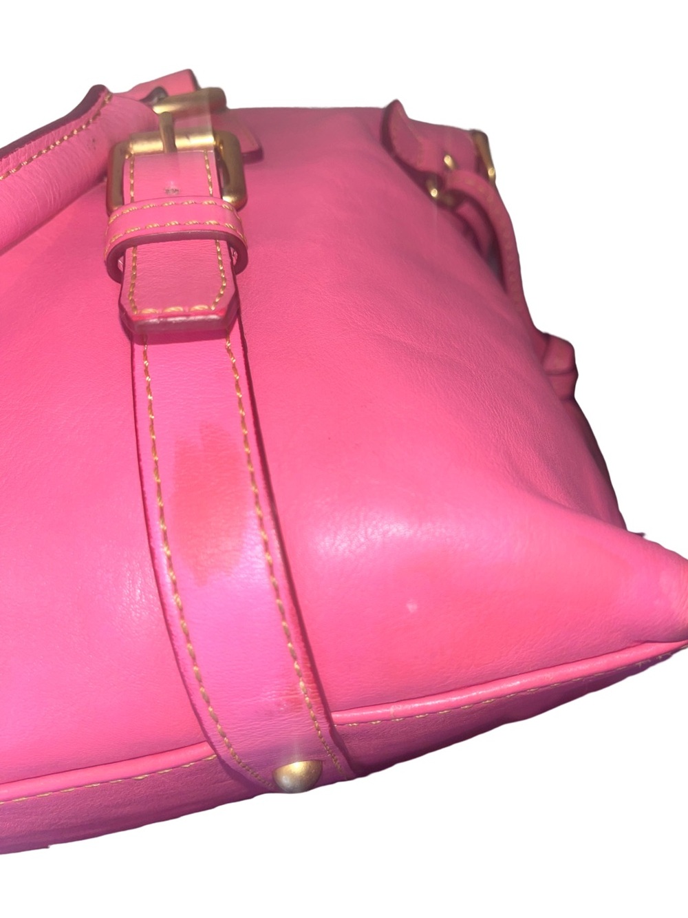 Dooney & Bourke Florentine Pink Leather Satchel - Picture 10 of 17